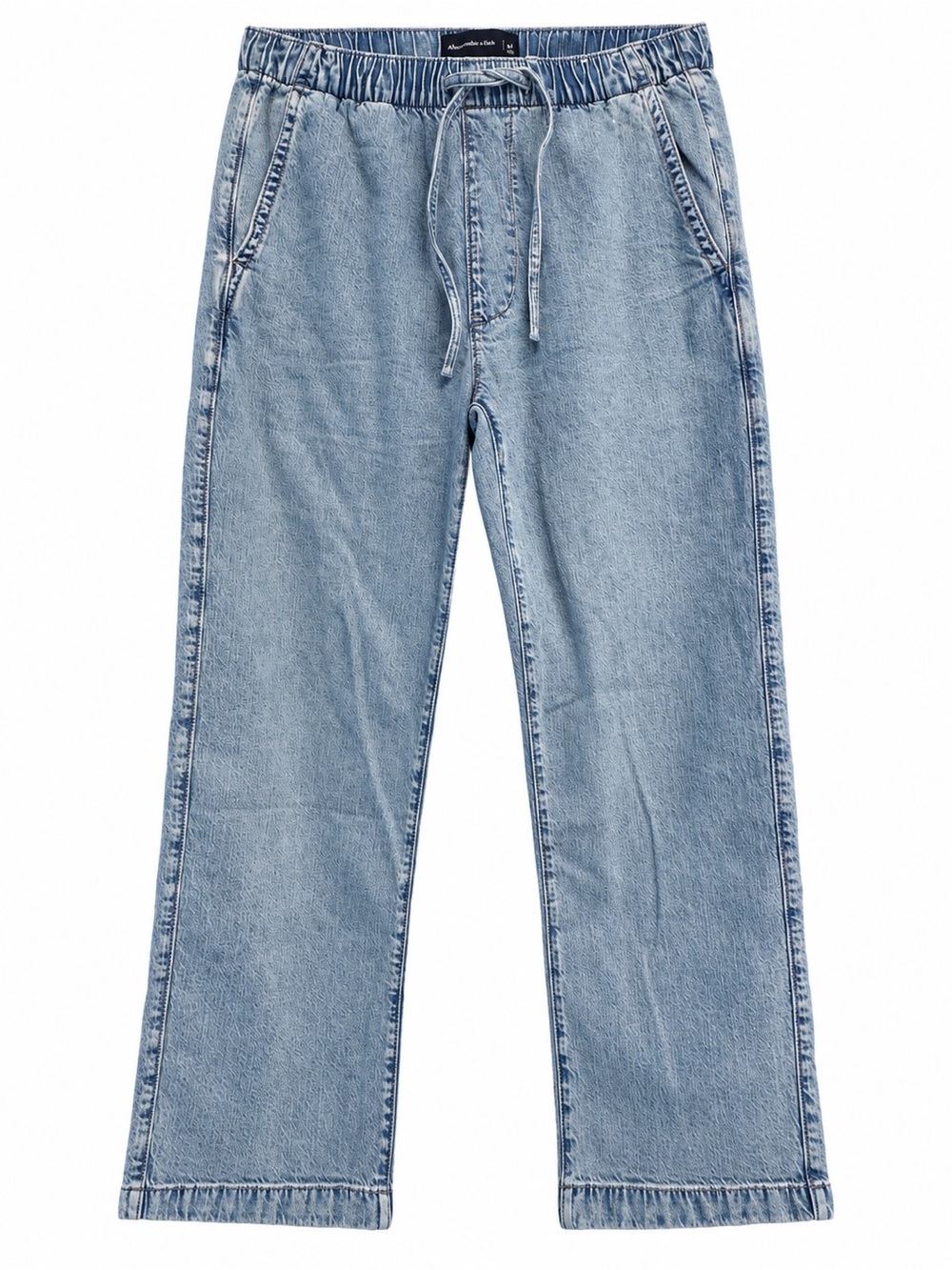 NWOT Abercrombie & Fitch Wide Leg Pull-On Jeans - Size M
